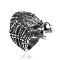 SS8-451R Steel Soldier Drop Shipping Stainless Steel Men Punk Rock Alien Ring Summer Fashion Movie Jewelry