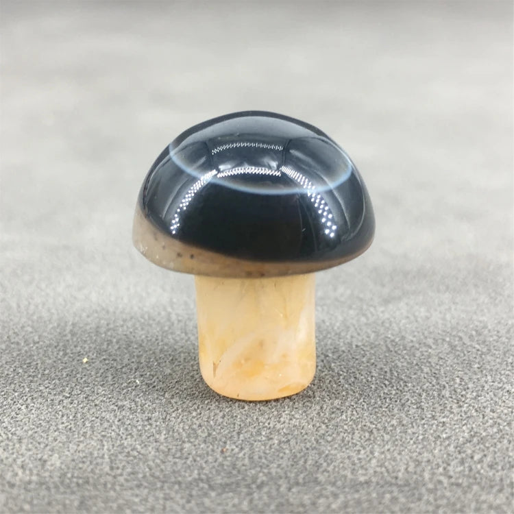 HZ Wholesale Natural Healing Moss Agate Crystal Crafts Fluorite Mushrooms Bulk Stones