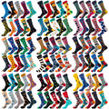 Wholesale High Quality Winter Socks Full Cotton Jacquard Dress Socks Colorful Festival Crazy Funny Women Men Crew Socks