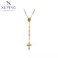 T000928240 XUPING Jewelry 24K Gold Color Stainless Steel Platinum Plated Necklace Fashion Jewelry Necklace