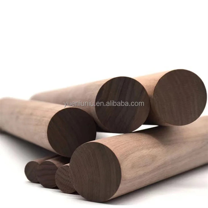Stick Solid Wood Beech Bar Round Wooden Decoration Souvenir Modern Essential Oil Diffuser Unfinished Wood Polished Support