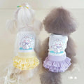 Pet Spring Summer Bow Cute Clothes Cat Dog Skirt