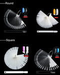 Polish Gel Salon Acrylic False Tips Practice Tool Stiletto Tips Nail Art Display Chart