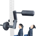 Neck Trainer Rack Mounted Multi-Functional Training Attachment for Hand Wrestling Chest Press Back Training Kick Back