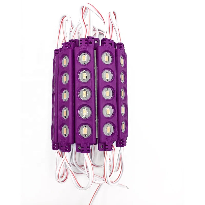 Waterproof 12v 24v White Purple Red Green Blue Injection Modulos 1.5w Smd 5730 5 Led Module