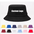 Custom 100% Cotton Bucket Hat with 3D Embroidery Mixed Colours for Casual Travel or Fishing-Personalised Sun Hat with Logo