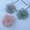 BOXUAN Gauze Core 8cm Corsage Pin Handcrafted Flower Garment Accessory Brooch Flower Brooch