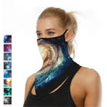 Outdoor sports Bandana Biker Neck Tube Scarf Head Wrap Face Cover Gaiter Ear Loops Headwear