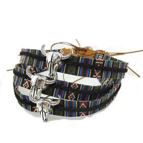 Wholesale Factory Adult Unisex Decorative Belt PU Leather Cowboy Fedora Hat Belt with Customizable Logo