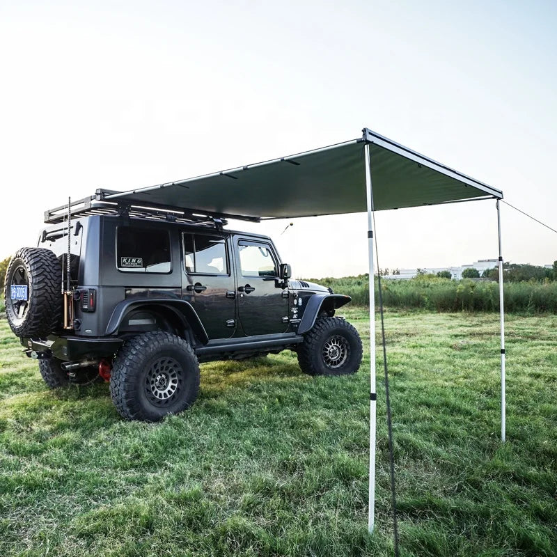 Awnlux Jeep/SUV/Truck/Van 4x4 Accessories Vehicle Semi-Automatic Retractable 4wd Overland Side Awning