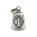 Vintage Motorcycle 1%ER Biker Bell Pendant Stainless Steel Bell Hanging Pendant for Men 1 ER Pendant Bell Jewelry