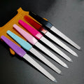 BIN Manufacturer Direct Sale Nail Rubbing Strips Nail Art Tools Grinding Strips Double-sided Stainless Steel Nail Files
