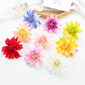 Popular Sale  Silk Dahlia Flower Head Wholesale 15 cm Big Wedding Decoration Flower Head