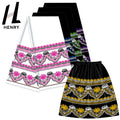 Henry Micronesian Skirt Floral White Dress Woven 100% Polyester Fabrics for Garment Digital Print As Present