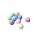 100pcs/pack 8mm Mixed Color Round Bead Polymer Soft Clay Round Bead DIY Bracelet Mobile Phone Chain Necklace Jewelry Accessor