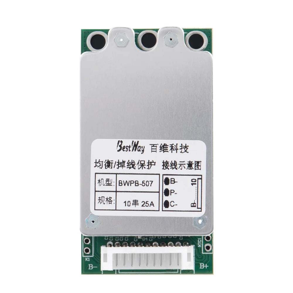 36V Bms 15A Lithium Ion Battery Bms 10S for Ebike E Tools Li-ion Batteries Pack With NTC Temperature Control Seperate Port Bms