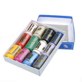 12 Color Sewing Thread Household 402 Small Roll Multi-color Clothing Sewing Thread Hand Sewing Thread