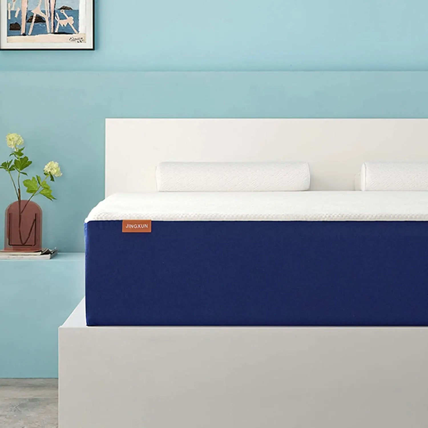 Stable Supply Factory Customized Box Rolling Luxury Mattress Queen Size Cooling Orthotics Bamboo Memory Foam Mattress