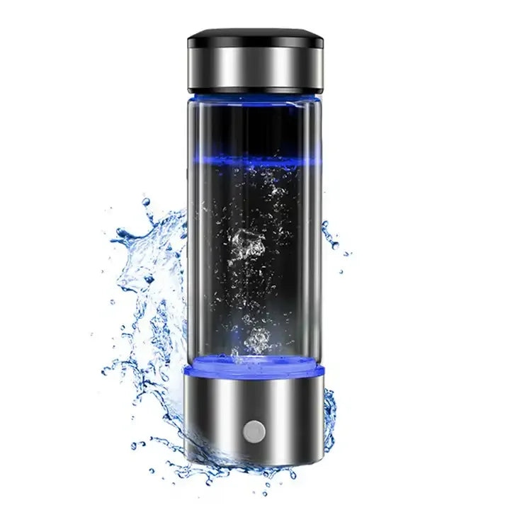 450Ml Portable Usb Rechargeable Water Electrolysis Ionizer Cup Rich Hydrogen Generator Bottle