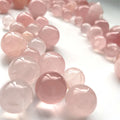 Natural Rose Quartz Small Sphere Magic Crystals Healing Rose Quartz Stone Ball