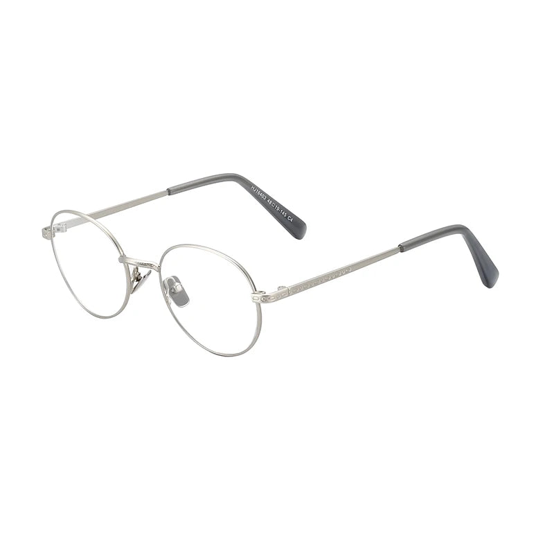 Classic High Quality Metallbrille New Arrival Unisex Metal Round Optical Eyeglasses for Diamond Face Shape