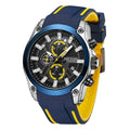 MEGIR 2144 Men Wristwatch Silicone Band Sport Relojes Para Hombres Waterproof Megir s Chronograph Wrist Watch for MEN
