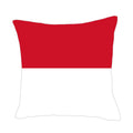 Flag Design Custom Burlap Cushion Democratic Indonesia Flag Seat Cushions Pillow for Home Seat Decoration