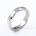 OLAN Wholesale Fashion Jewelry Classic High Polished Couple Design Stainless Steel Rings for Women and Men
