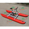 PVC Pontoon Waterbike Pedal Aluminum Boat Inflatable Water Bike Bicycle