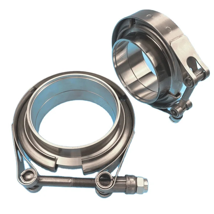 Hot Sale Stainless Steel Universal Standard Exhaust V Band Clamp Kits with Male and Female Flange