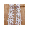 Top Quality Width 11.1cm White Embroidered Double Edge Lace Trimming for Bridal Dress DIY Pajamas/Lingerie/ LWS24
