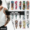 Wholesale Waterproof Temporary Sticker Tattoo Sleeves Full Arm Tattoo Colorful Arms Are Popular  Men and Women