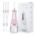 Cordless Water Flosser Teeth Cleaner Oral Irrigator Dental Pick by Removes Plaque and Improves Gum Health Whitens Teeth Stains