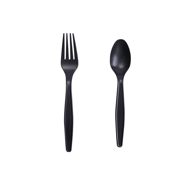 Individually Wrapped PSM Material Disposable Cutlery Set Fork Spoon Knife Compostable Eco Friendly Party Use High Temperature
