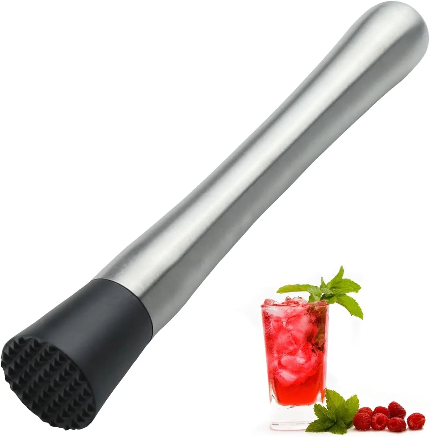 Stainless Steel Muddler Bartender Tool Fruit Mixer for Lemonade Cocktail Muddler Ice Muddler