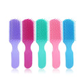 Wholesale Multi Colors  ABS Octopus Nine Rows Black Hair Detangler Brush for Woman Scalp Care Detangling Brushes