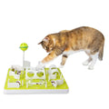 All-for-Paws Cat Toy Food Dispenser Kitty Puzzle Feeder Pet Cat Interactive Treat Maze