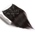 Straight Clip in Hair Extensions Top Quality Natural Black Real Human Hair Clip in Hair Extension