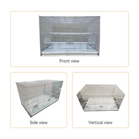 Custom Made Wire Panels Nest Box Opening Portable Budgerigar Aibaoer Love Brid Cage Bird Big