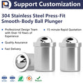 Hot Sale 2mm Stainless Steel Flush Mount Ball Nose Spring Plunger Spring Loaded Ball Plunger