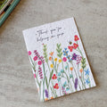 Factory Custom Printed logo Eco-friendly Plantable Seed Paper Biodegradable Seed Paper Thank You Birthday Card