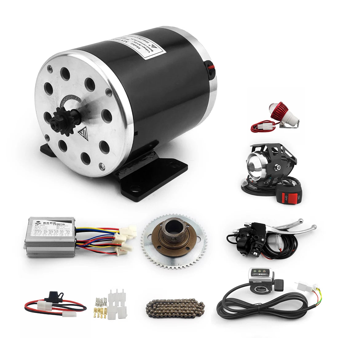 Diy 500W Electric Child Motorcycle Go Kart Engine Electric Motor Kit for Bicycle 48v
