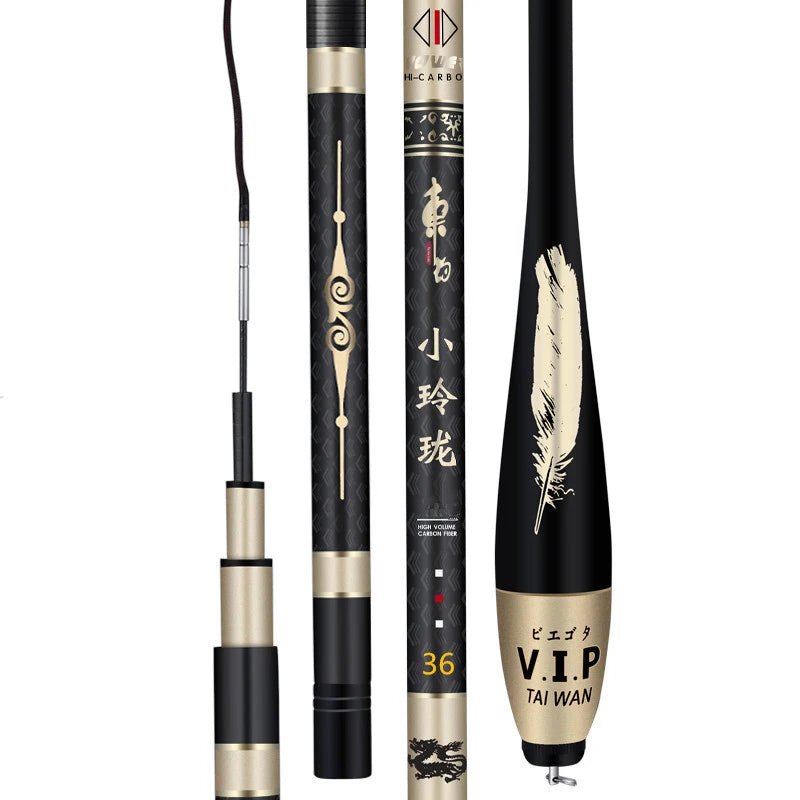 High Carbon Power Hand Pole Fishing Rod Ultrahard Superlight Strong Stream Rod Telescopic Pole Rod