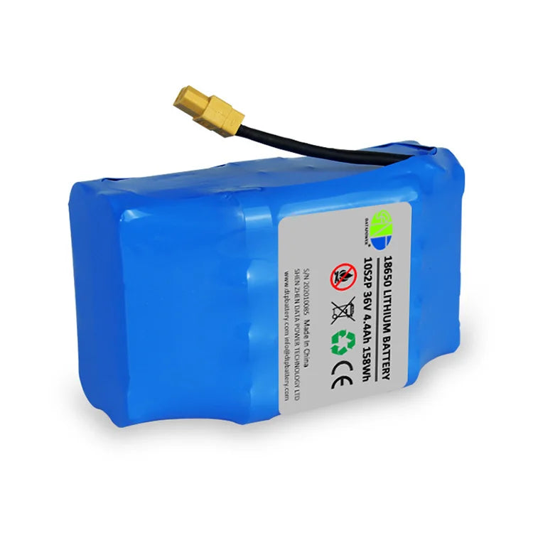 ODM OEM Ternary Rechargeable 18650 Ebike 4400mah Lithium Ion Battery Pack 4.4ah10s2p 36v Battery for Electric Bike