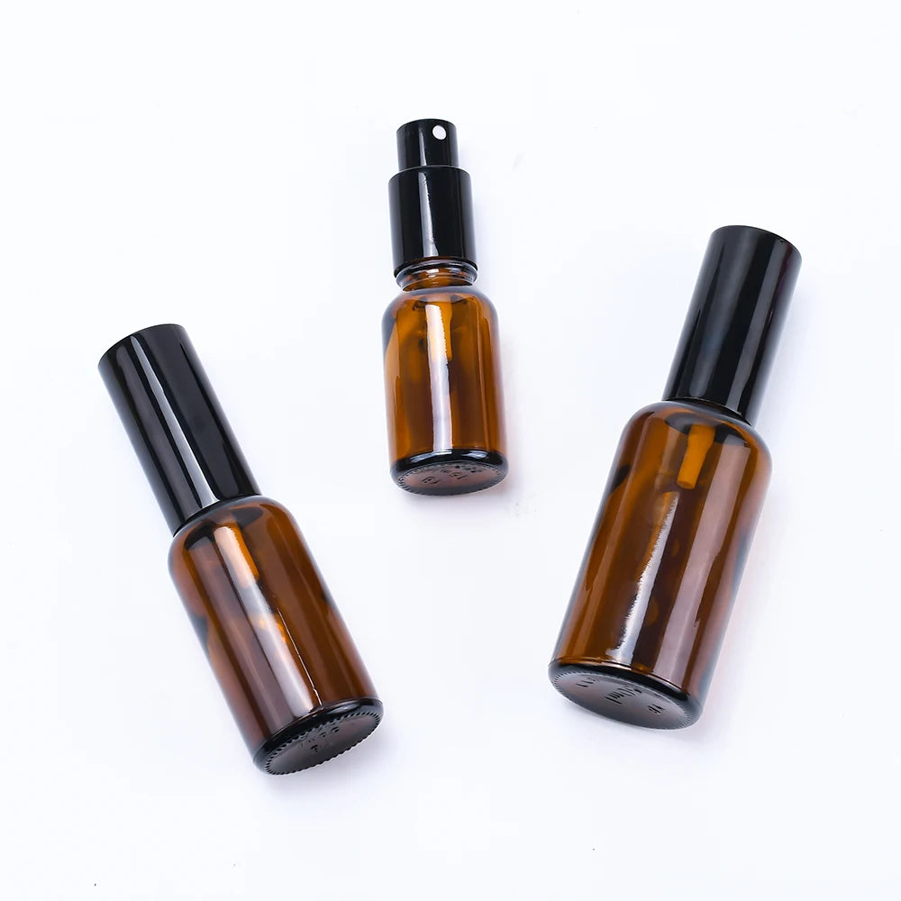 5ml 10ml 15ml 20ml 30ml 50ml 60ml 100ml Perfume Essential Oil Blue Amber Glass Spray Bottle
