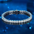 Fine Jewelry 2-6mm HIPhop 925 Sterling Silver Vvs Vvs1 Lab-grown Diamond Mossanite Moissanite Tennis Chain Bracelet for Women