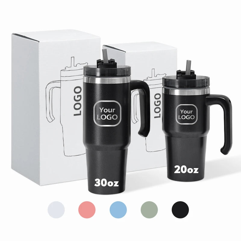 Tumblers Wholesale Bulk Vacuum Insulated Tumbler 20oz 30oz Double Wall Travel Coffee Mug Custom Stainless Steel Tumbler Cups Mug