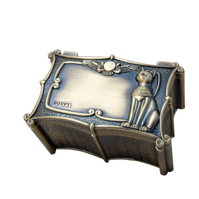 Wholesale New European Creative Anubis Jewelry Box Zinc Alloy High Grade Jewelry Storage Box Egyptian Gift Box