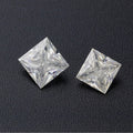 4mm-10mm White D EF GH IJ Princess Cut Moissanite Diamond GRA VVS Moissanite Princess 6.5x6.5 Loose Moissanite