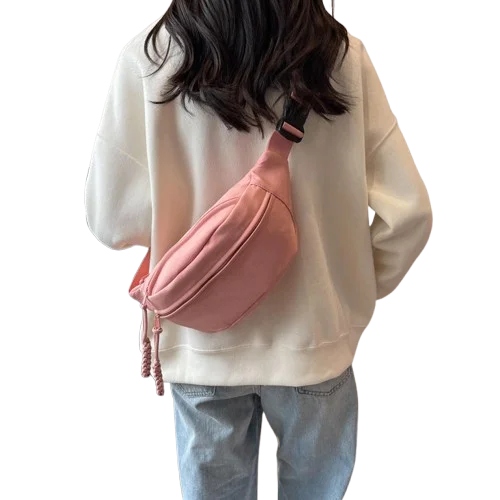 New Design Fashion Korean Style Trendy Designer Athleisure for Women Girls Travel Crossbody Belt Bag
